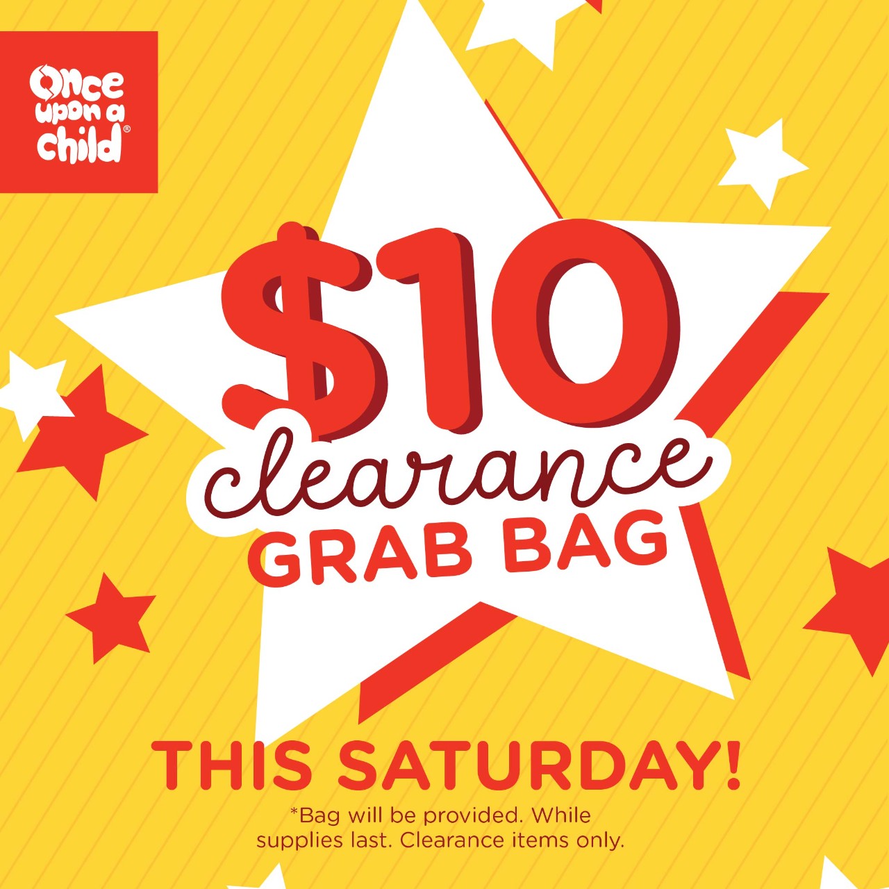 $10 Clearance Grab Bag Sale